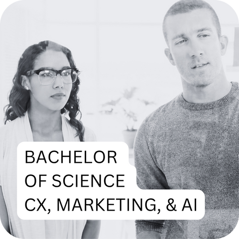 Front page BS in CX Marketing and AI 