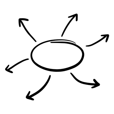 divergent mindset icon